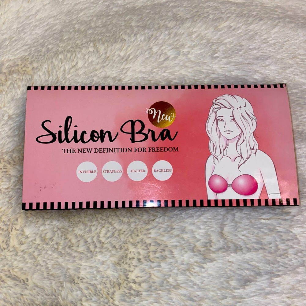 Silicon nude bra size D